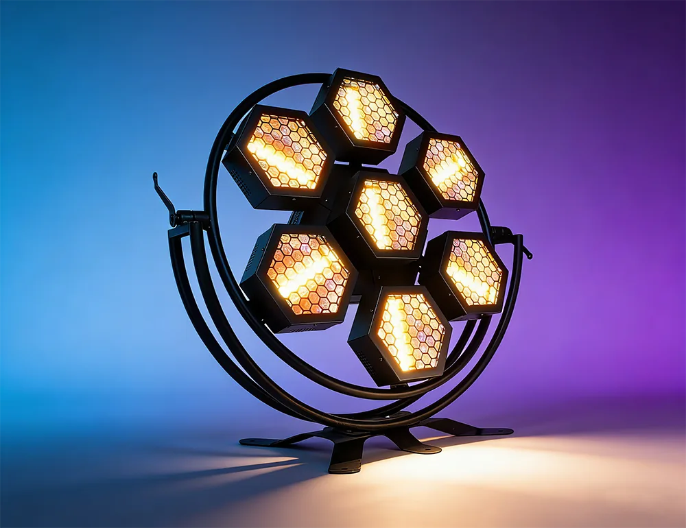 Характеристиките на LED сценичната рефлекторна светлина.