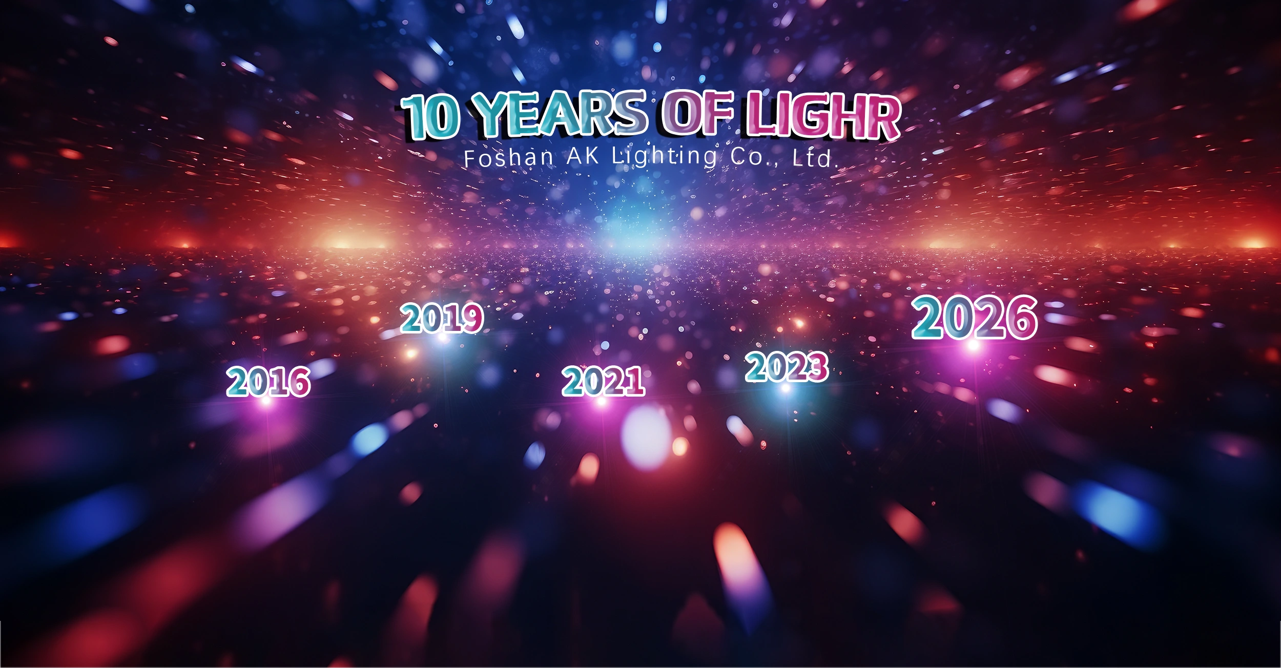 Китай LED сценично осветление Доставчик от 2016 г